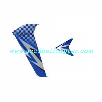 dfd-f163 helicopter parts tail decoration set (blue color)